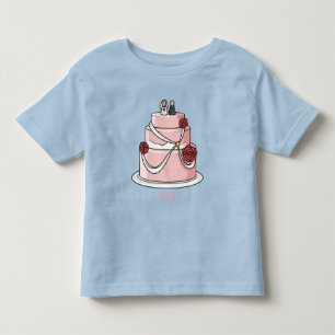 Hochzeitstorte Cartoon-Illustration  Kleinkind T-shirt