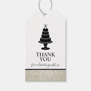 Hochzeitstorte Geschenkanhänger