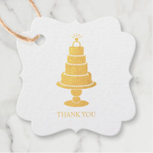 Hochzeitstorte Geschenkanhänger