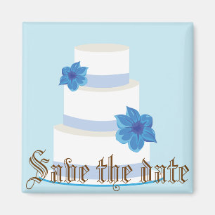 Hochzeitstorte Süßes Nachtisch Liebe Schicksal Magnet