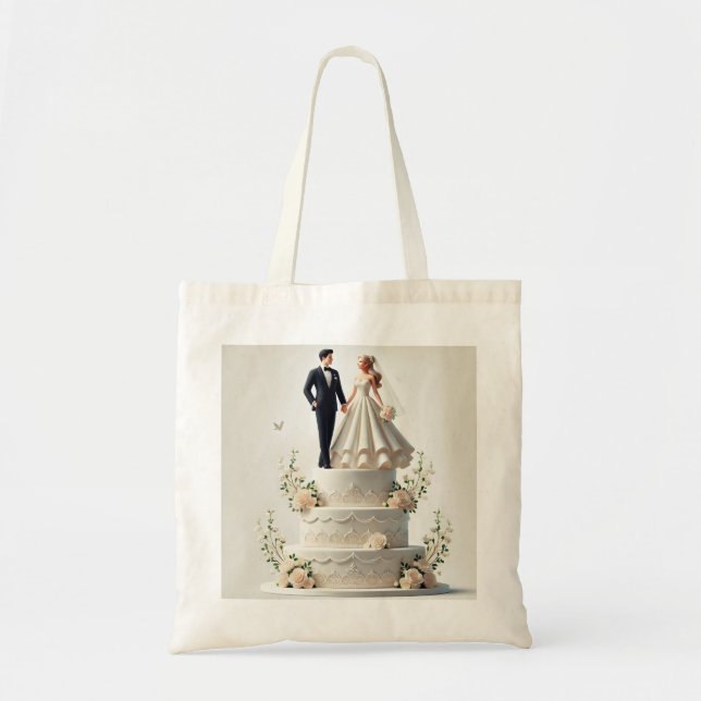 Hochzeitstorte Tasche (Vorne)