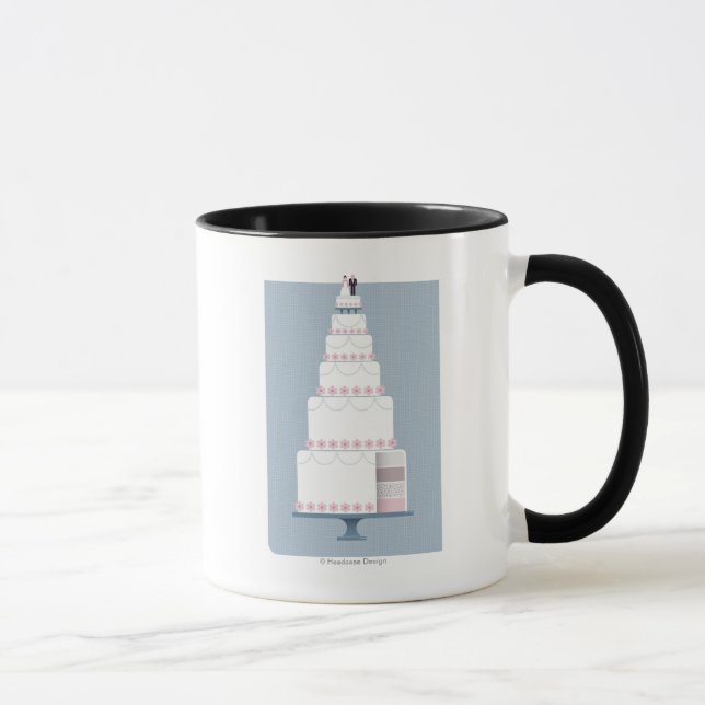 Hochzeitstorte Tasse (Rechts)