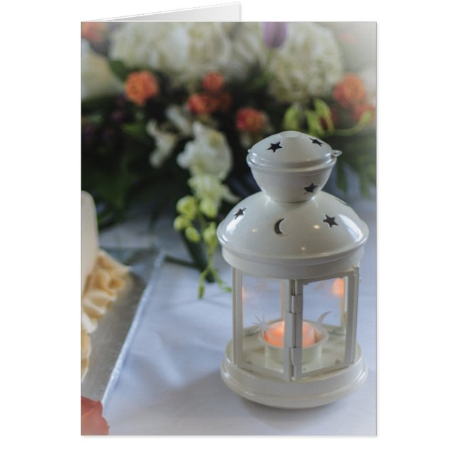 Hochzeitstorte und Lattern (Vorne)