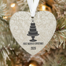 Hochzeitstorte Verheiratete Weihnachten