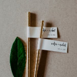 Hochzeitstrohmarkierung Trinkflagge Handschrift Sc Aufkleber<br><div class="desc">Moderne handgeschriebene kalligraphische Hochzeitstrohmarken: Diese Hochzeitstrohmarken eignen sich hervorragend für Hochzeitsgetränke oder für Ihr Brautparty,  Junggeselinnen-Abschied oder andere Hochzeitsveranstaltungen. Sie arbeiten auch gut für Ihr Brautparty mimosa Bar. Fügen Sie einfach die Namen der Braut & Bräutigam und das Hochzeitsdatum hinzu.</div>