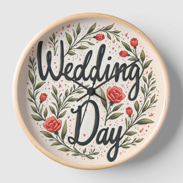 Hochzeitsuhr Uhr (Vorderseite)