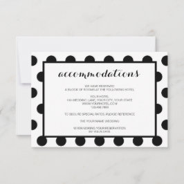 Hochzeitsunterkünfte| Klassische schwarze Umschlie Einladung