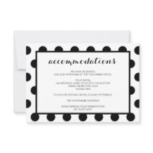 Hochzeitsunterkünfte| Klassische schwarze Umschlie