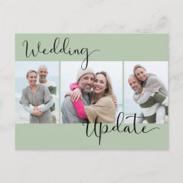 Hochzeitsupdate 3 Foto - Grüne Postponehe Postkarte