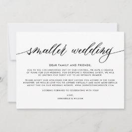 Hochzeitsupdate | Kleinere Hochzeit Ankündigung