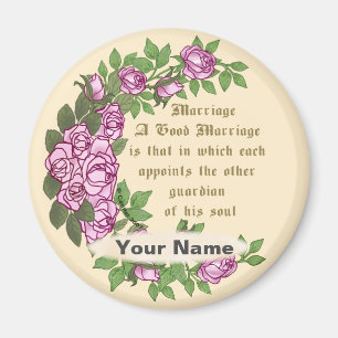 Hochzeitsvers Hochzeitsmagnet Magnet