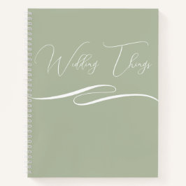 Hochzeitsvorbereitung für Notebook-Client-Geschenk Notizbuch