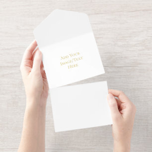 Hochzeitsvorlagen Elegant & anpassbar All-in-One-Einladung