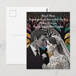 Hochzeitsvorstellungen und Geschenke Postkarte