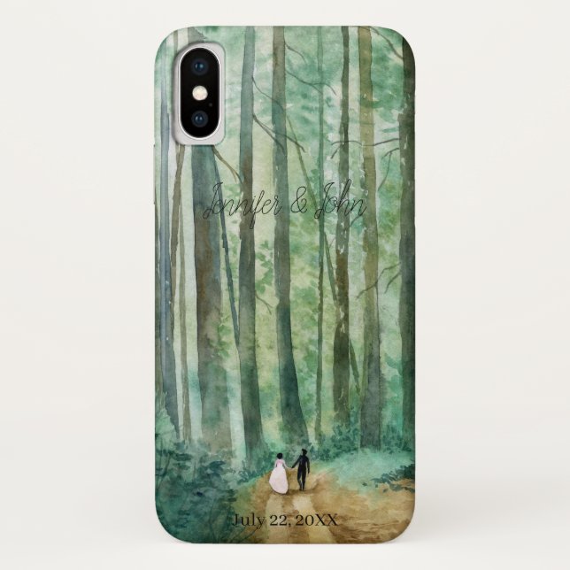 Hochzeitswaldlandschaft Case-Mate iPhone Hülle (Rückseite)