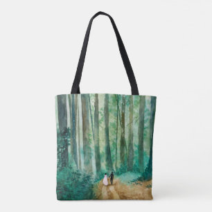 Hochzeitswaldlandschaft Tasche