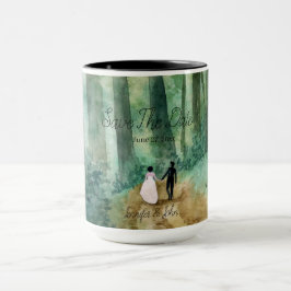 Hochzeitswaldlandschaft Tasse
