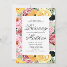 Hochzeitswasser Einladung