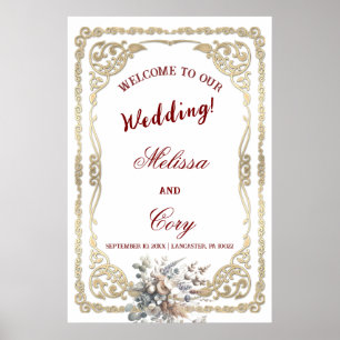 Hochzeitswertpapier für alle Jahreszeiten (Matte) Poster