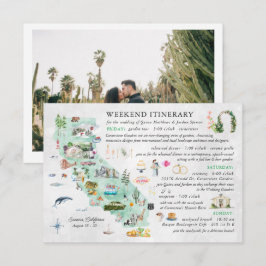 Hochzeitswoche in Napa | Fahrkarte Begleitkarte
