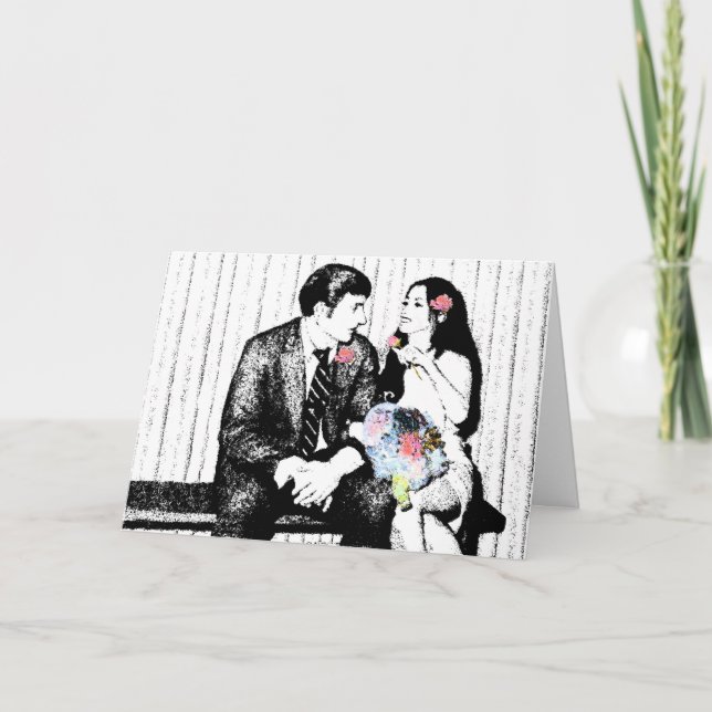 Hochzeitswünsche Karte (Vorderseite)