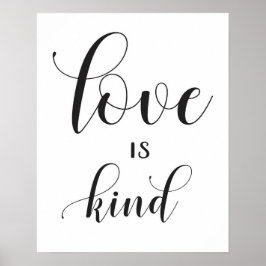 Hochzeitszeichen - 1 Korinther 13 - Liebe ist freu Poster