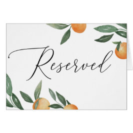 Hochzeitszeichen für Zitrusfrüchte