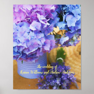 Hochzeitszeremonie Verlobung Blumengestelle Blume Poster