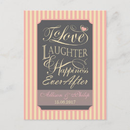 Hochzeitszitat Einladungspostkarte