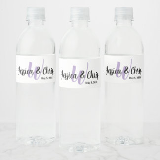Hochzeitwasserflasche-Etikett 001
