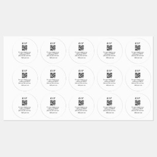 Hochzeitwebsite uAwg q r Code hinzufügen Namenstex Etiketten