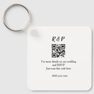 Hochzeitwebsite uAwg q r Code hinzufügen Namenstex Schlüsselanhänger