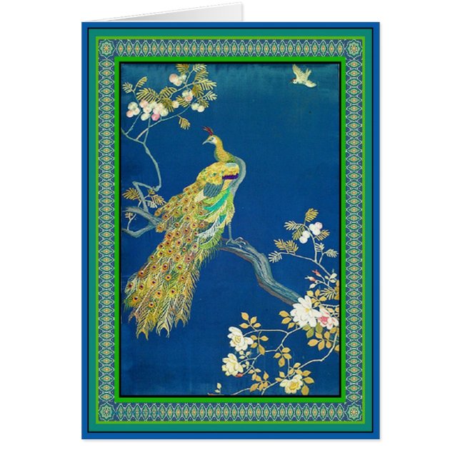 Hockender Pfau (Vorne)