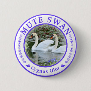 Höcker-Schwan Dosenabzeichen Button