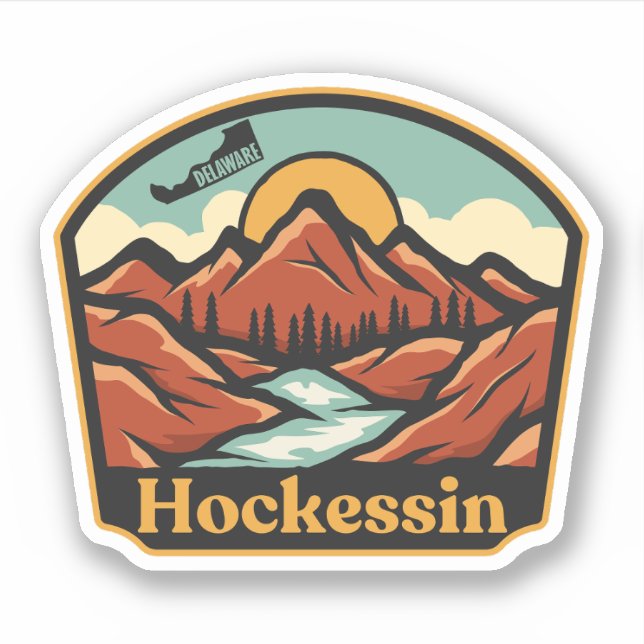 Hockessin, Delaware Aufkleber (Vorderseite)