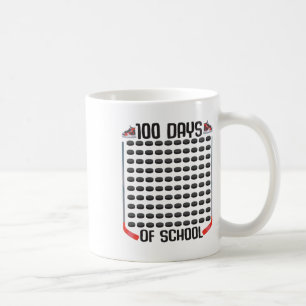 Hockey 100 Days of School Sports Boys Girls Costum Kaffeetasse