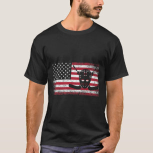 Hockey 4. Juli Amerikanische Flagge Patriotisch US T-Shirt