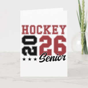 Hockey-Abschlussfeier Hockey Senior 2026 Abschluss Karte