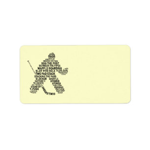 Hockey-Adressen-Etiketten Adressaufkleber