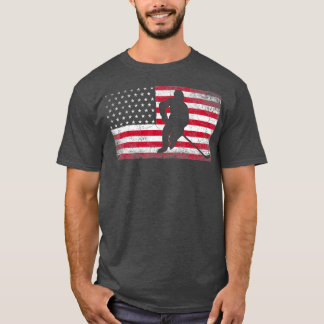 Hockey American Flag 4. Juli Patriotic USA T-Shirt