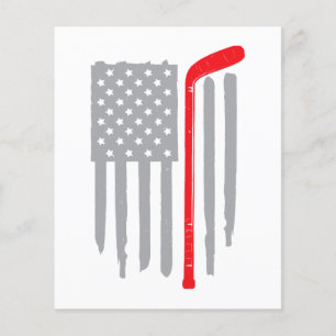 Hockey-Amerikanische Flagge