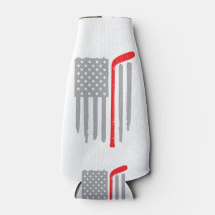 Hockey-amerikanische Flagge Flaschenkühler