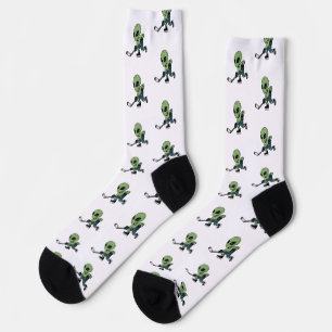 Hockey Außerirdischer Socken