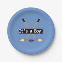 Hockey Baby Es ist ein Boy Blue Hockey Sticks