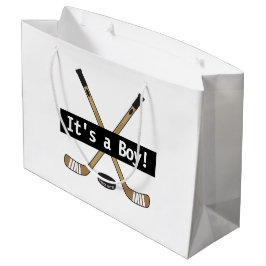 Hockey Baby Es ist ein Boy Girl Hockey Sticks Große Geschenktüte