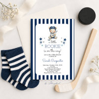 Hockey-Baby-Party-Einladung für Jungen