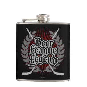 Hockey Beer League Legende Flachmann
