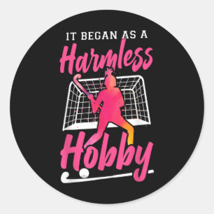 Hockey begann als harmloser Zeitvertreib_1 Runder Aufkleber