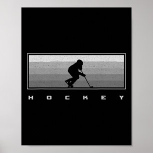 Hockey-Bekleidung - Hockey-Eishockey-Spieler-Gesch Poster