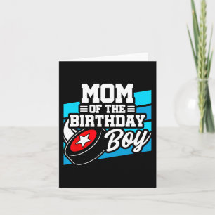 Hockey Birthday - Birthday Mama - Boys Hockey Birt Karte